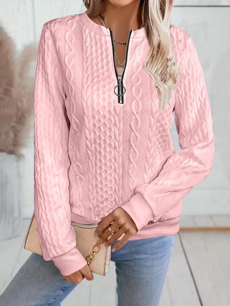 Women'S Long Sleeve Zipper Baseball Collar Hoodie,Zipper Casual Hoodie