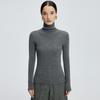 Women's High Neck Cashmere Sweater: Warm Wool, Solid Color, Perfect for Autumn and Winter.