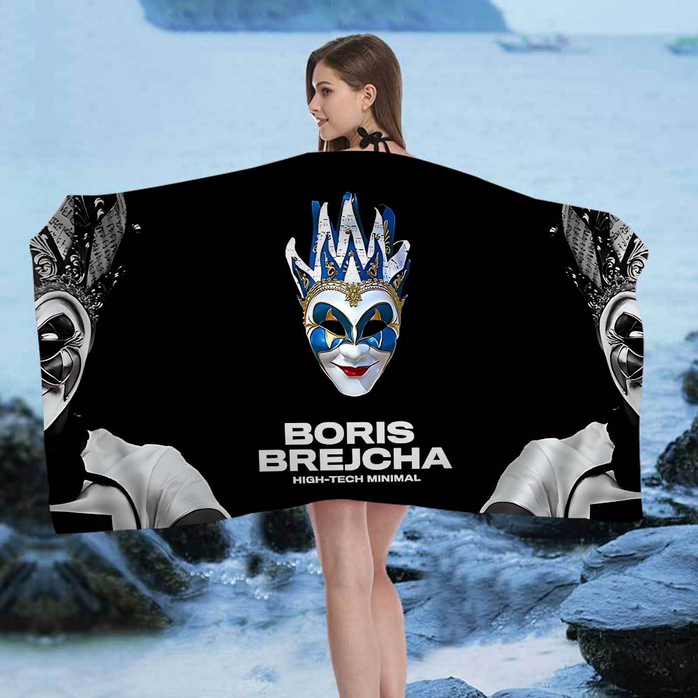 DJ Boris Brejcha Big Microfiber Beach Towels Quick Dry Towel Sand Beach Towels Pool Towel for Travel Swim Pool Yoga