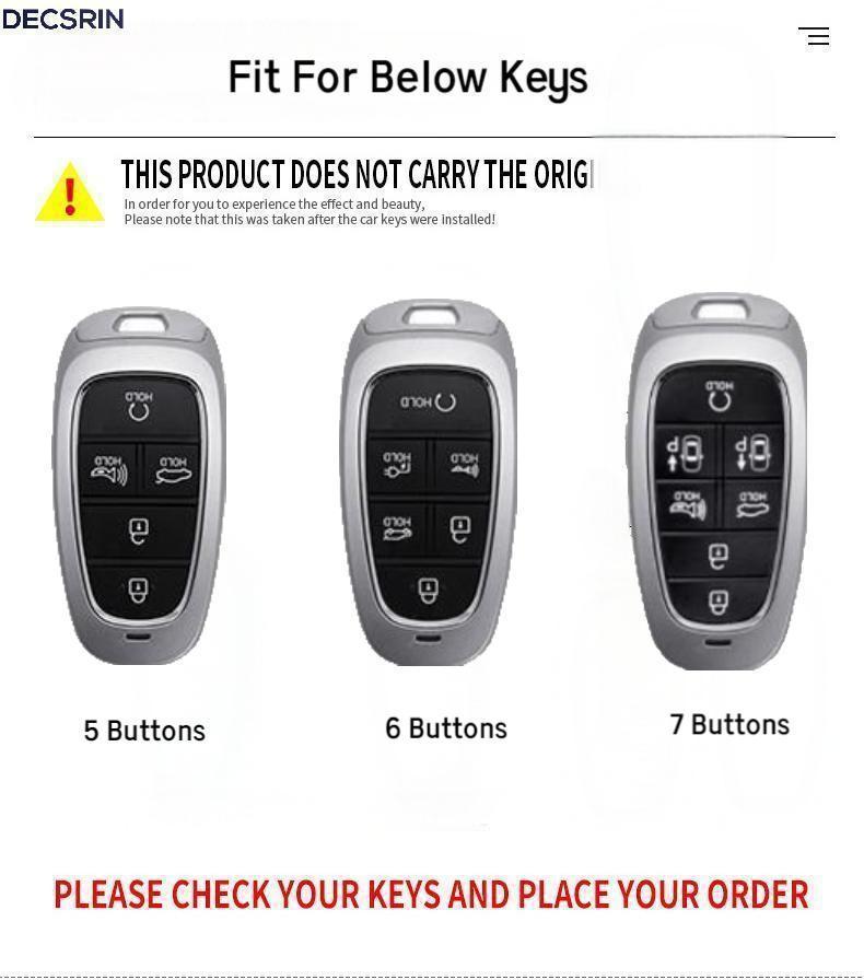Beijing Hyundai Tucson L 2021 Remote Key Cover - Fifth Gen