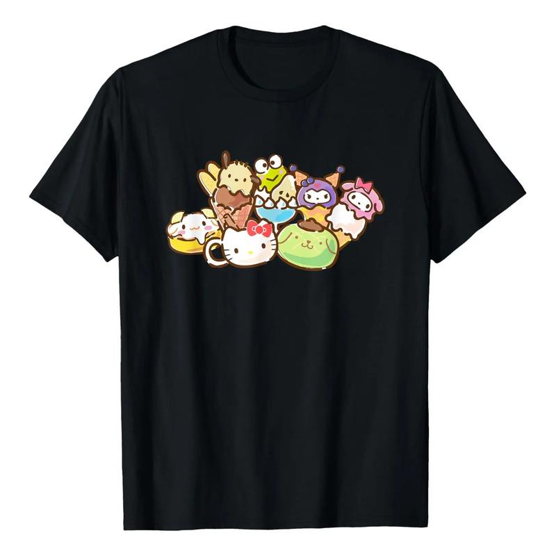 Camiseta Hello Kitty And Friends Snacks S