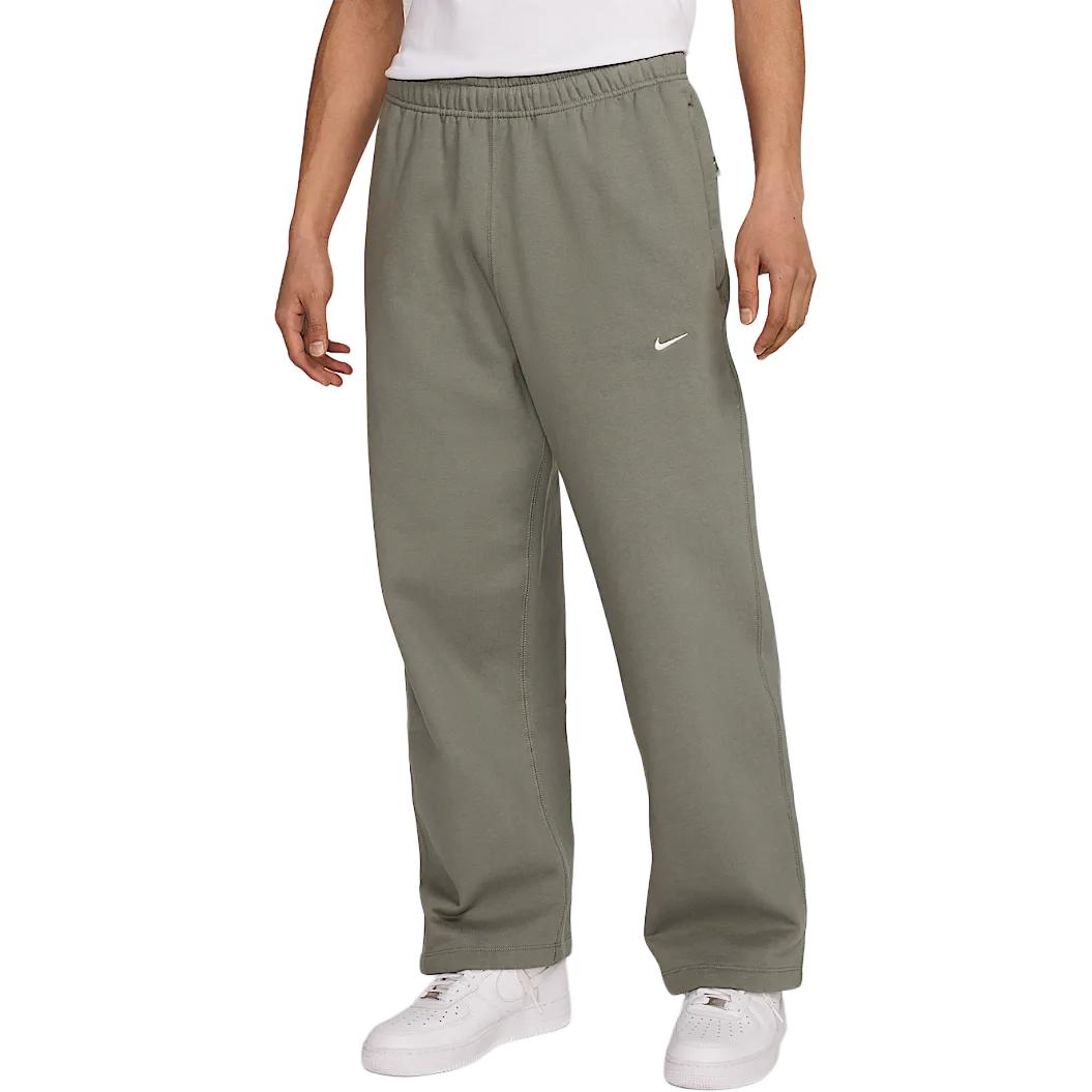 Nike Sportswear Swoosh Men s Open-Hem Fleece Pants Olive FN3343-320 XXL