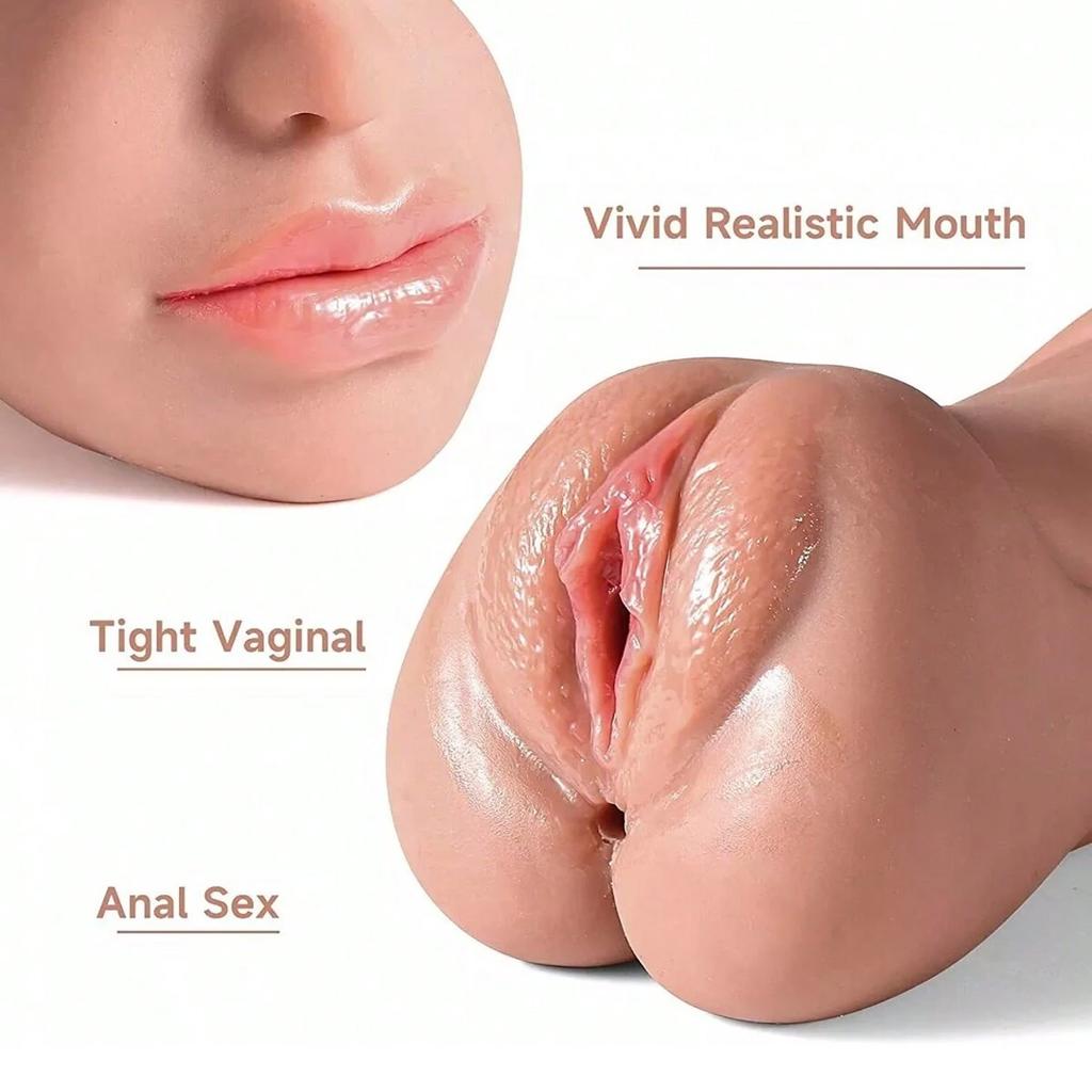 3 v 1 Pánský masturbátor zařízení Trojitá textura stimulátor Silikon bezpečný pro tělo Hands-free kapesní hračka Ergonomický design Kompaktní a přenosný