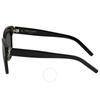 Saint Laurent Grey Square Ladies Sunglasses Sl M40 003 54