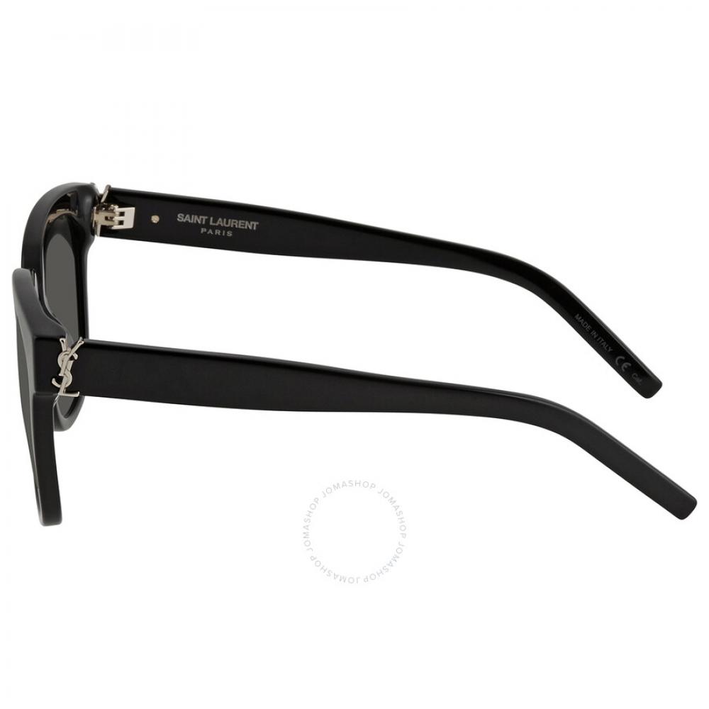 Saint Laurent Grey Square Ladies Sunglasses Sl M40 003 54