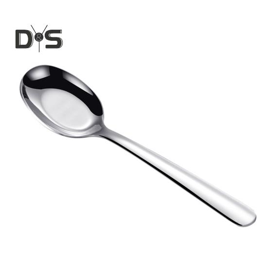 

Нескользящая сервировочная ложка с зеркальной полировкой, полезный детский углубленный расширенный ковш L