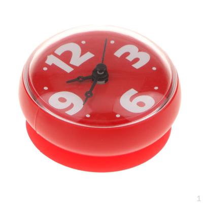 Bathroom Shower Digital With Suction Cup Wall Clock Sticker