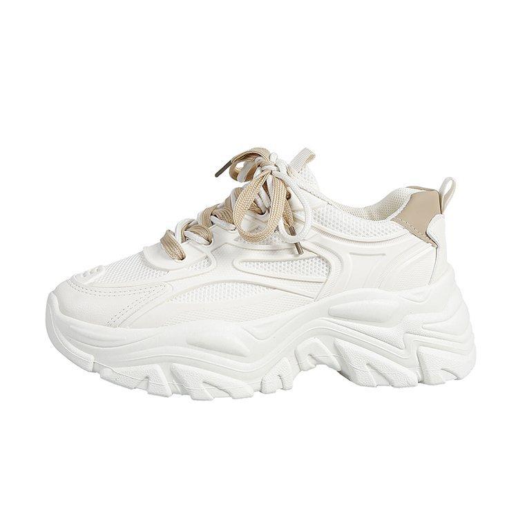 

Сетчатые дышащие кроссовки для папы женские новые осенние модные в корейском стиле подходят для спорта и отдыха, платформа, женские кроссовки для бега 40