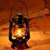Nostalgic Retro Wrought Iron Kerosene Glass Hurricane Lantern - Outdoor Camping Decor Prop