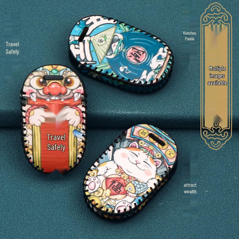 Aima Elektrofahrzeug Schlüsselhülle - Luna Bubble Design für Xiaodao E-Bike Fernbedienung & Schutzhülle mit Taschenverschluss