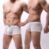 Men Summer Thin Underwear Low-rise Sexy Transparent Lace Shorts Panties Breathable Lightweight Elastic Comfortable Underwear