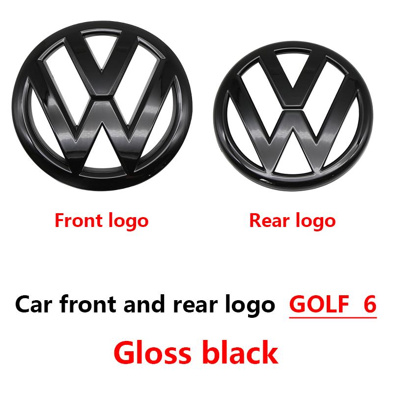 För VOLKSWAGEN VW 1 st Bil Original Ersättning Framgrillmärke Bagagelucka Baklucka Emblem Logotyp Dekor Tillbehör För VW MK6 GOLF 6 2