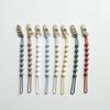 CPC Hot 1piece Silicone Pacifier Clips for Boys and Girls Fits for Most Pacifier Styles Binky & Teething Toys and Baby Gift