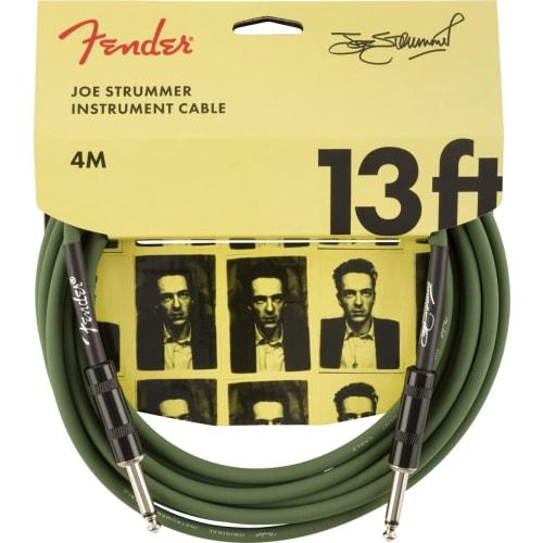 Fender Strummer Pro 13' Instrument Cable, Drab Green