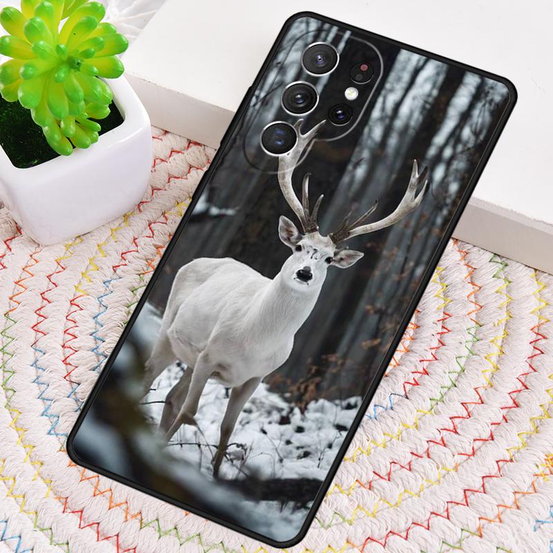Stag Male Reindeer Nature TPU Phone Case For Samsung Galaxy note 10 pro S26 S25 S24 S23 S22 Ultra Plus S21 FE S20 Cover