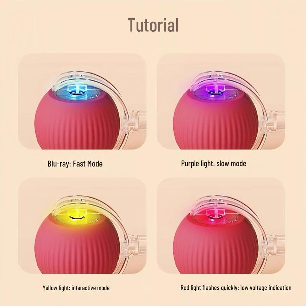 Smart Rolling Cat Teasing Ball: Self-Play Boredom Relief Toy for Kittens