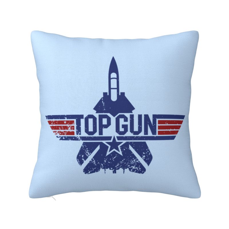 Custom Tom Cruise Maverick Film Top Gun Luxury Throw Pillow Cover Living Room Decoration Cushions for Sofa