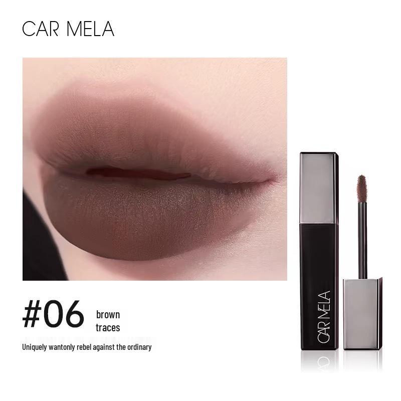Carmela Lipstick: Renaissance Lip Mud - Dark Style Essential in Black, Brown, Super White.