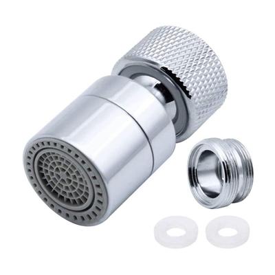 Silver Kitchen Faucet Water Bubbler Saving Tap Aerator Diffuser Faucet Shower Head Filter Nozzle Connector Adapter for Bathroom
