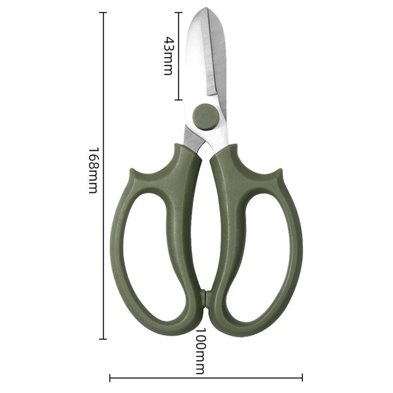 Stainless Steel Pruning Shears for Flower Arranging and Potted Plant Gardening