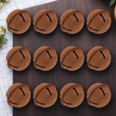 12Pcs Rusty Metal Jingle Bells Star Shape 40Mm Retro Crisp Sound Christmas Decoration Craft Supplies DIY Home Wedding Ornament other
