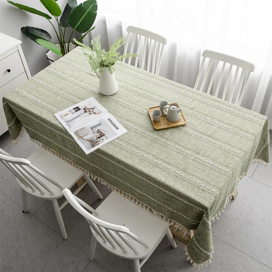 Rectangle Dust-Proof Table Cover,Hollow-Carved Jacquard Weave Tablecloth,For Home Kitchen Dinner Home Party Tabletop Decoration