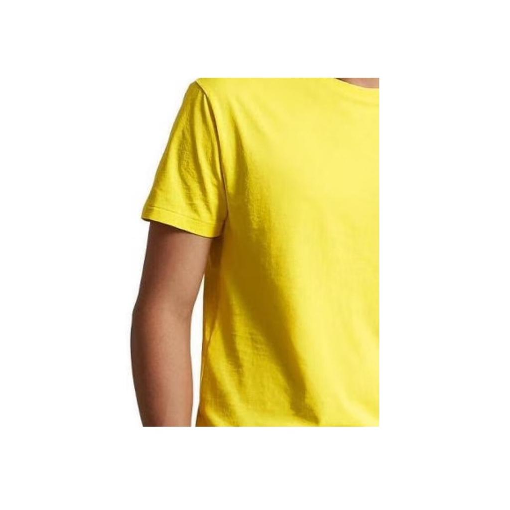 Polo Ralph Lauren Logo Embroidered Crew Neck Short Sleeve T-Shirt Men Tops Yellow 710704248-180