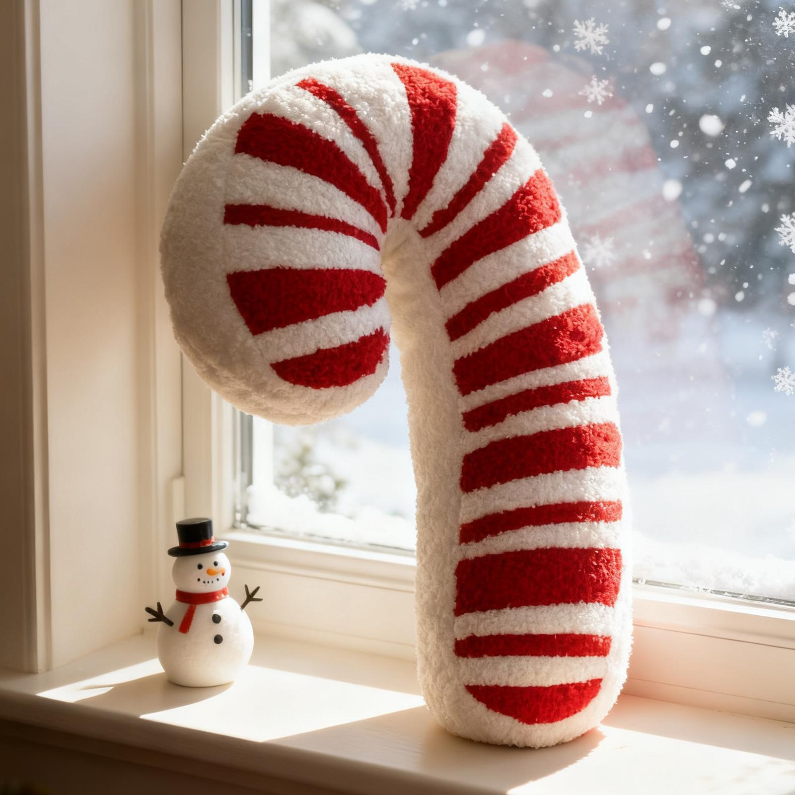 

Christmas Throw Pillow Cuddly Festive Decoration Plush Pillow Stuffed Christmas Lollipop For Bed Sofa Living Room Bedroom Patio China Mainland