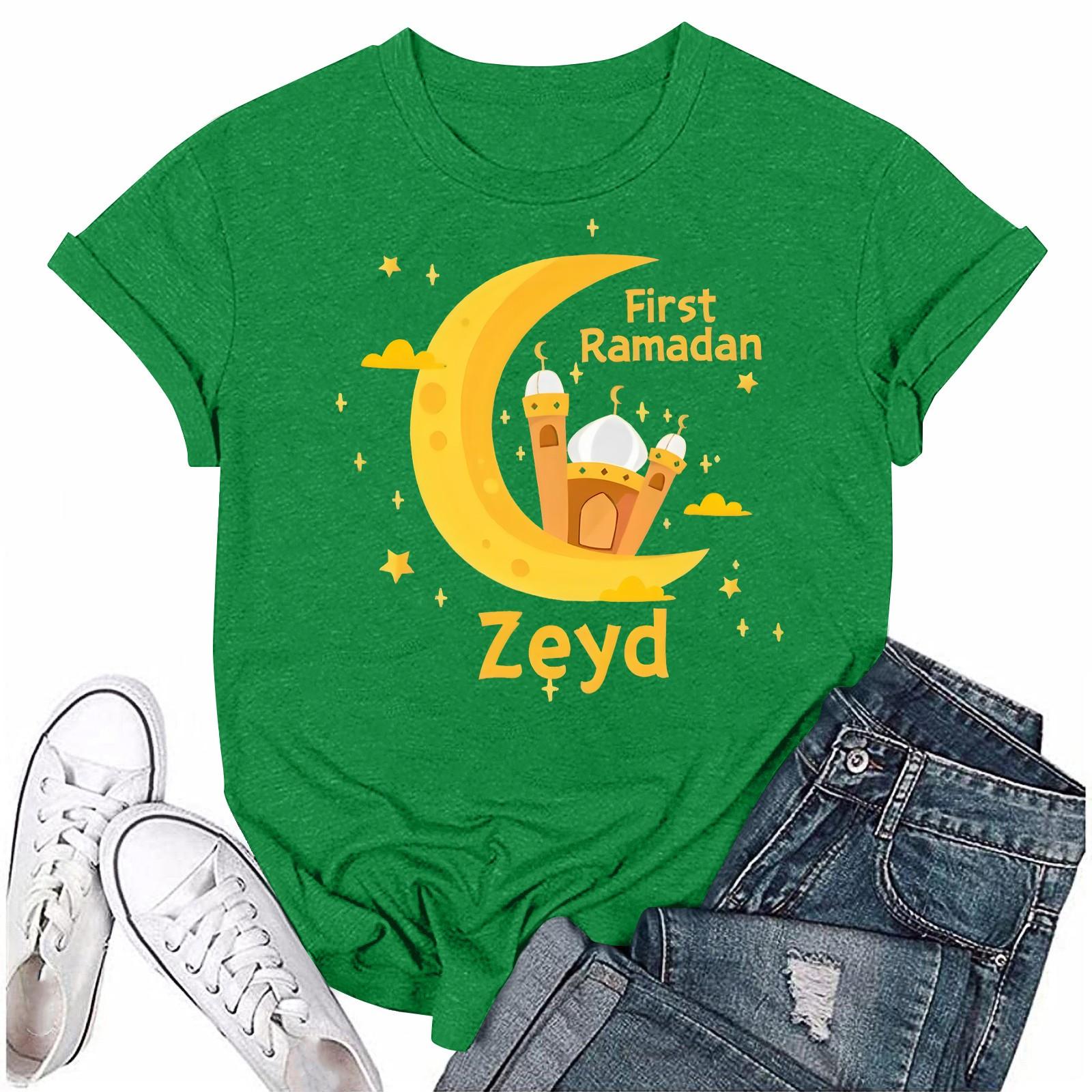 

Жіноча повсякденна вільна футболка з принтом і круглим вирізом, пуловер з короткими рукавами XL жовтий