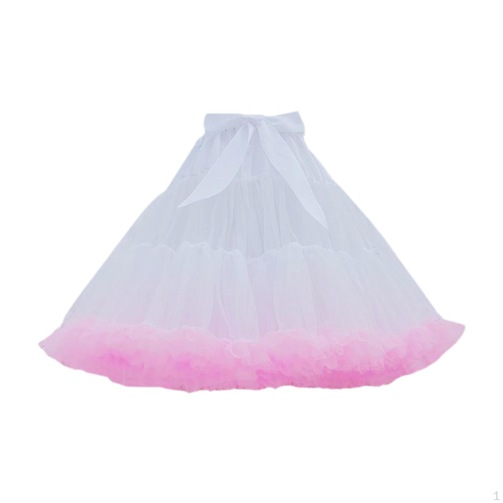 

Юбка из тюля длиной 45 см с резинкой для косплея и свадеб B