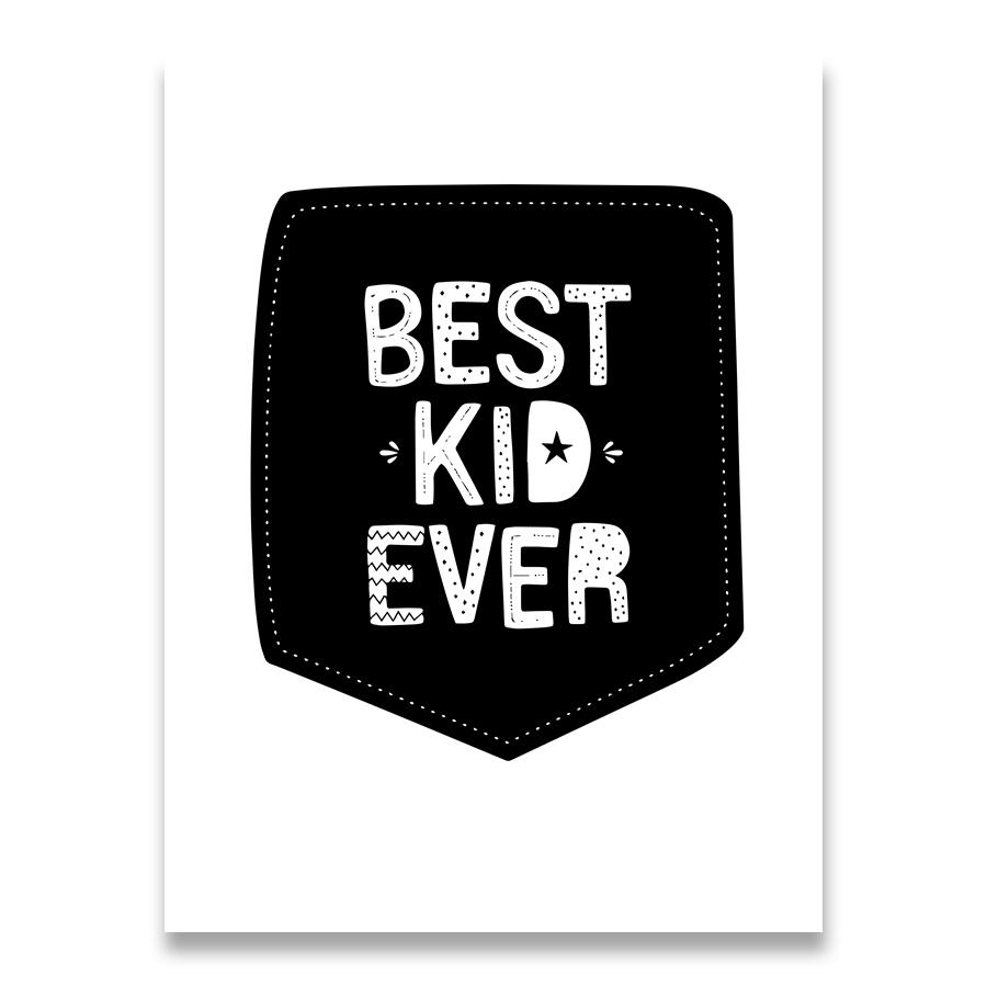Nursery Wall Art Canvas Painting Black and White Adventure Be Wild and Free Quotes Posters and Prints Nordic Baby Room Picture
