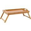 Bed Tray - Foldable - Bamboo - Rectangular - Contemporary