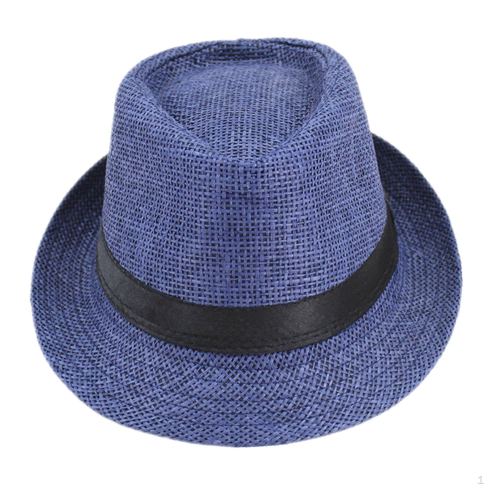 

Пляжная шляпа, повседневная стильная защита от солнца для походов, уличного кемпинга Navy Blue Adult