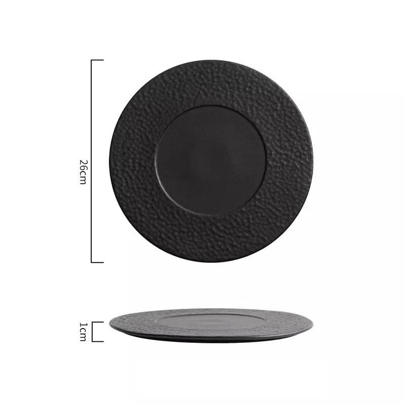 Matte Ceramic Flat Plate Serving Plate Steak Plate Pasta Dish Dessert Dish Sushi Dish Molecular Cuisine Restaurant Tableware