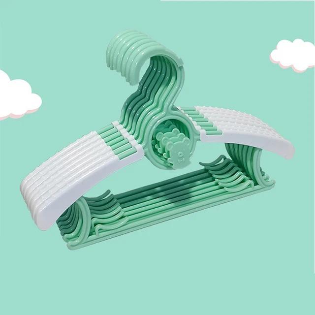 Baby Coats Rack Non-slip Baby Clothes Hanger Adjustable Storage Hangers Cute Kids Clothes Organizer Closet Children