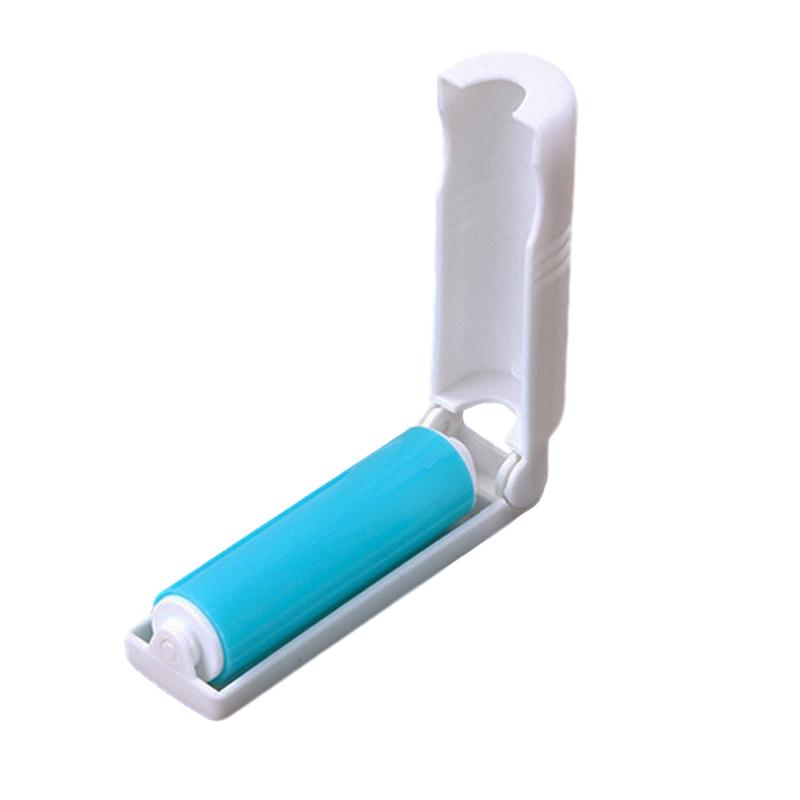 Sticky Portable Clothes Lint Roller with Cover Washable Dust Roller for Wool Sheets Clothes Fluff  Pet Hair Cleaning Tools Home
