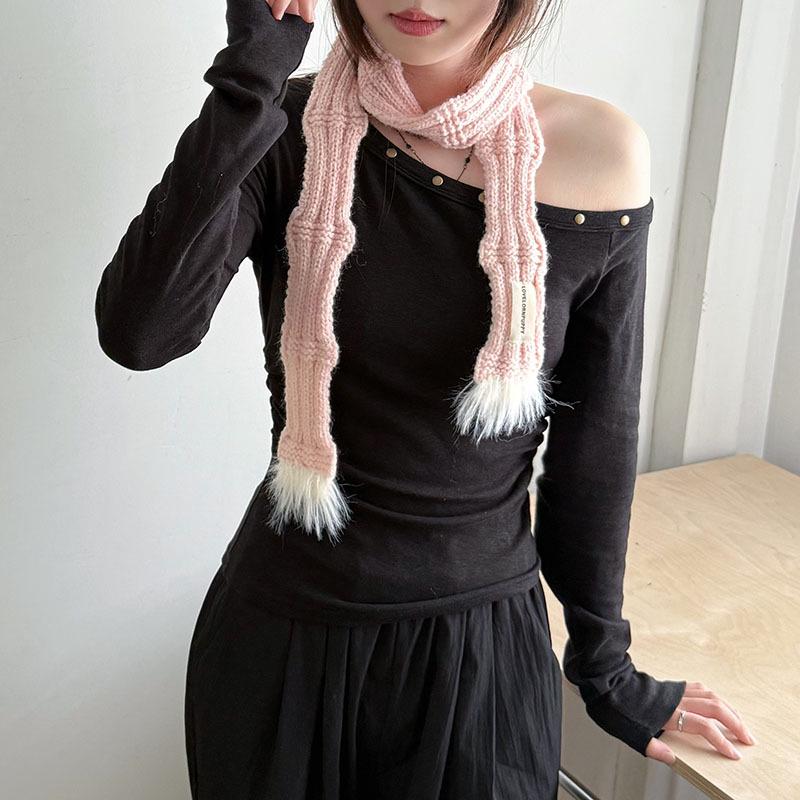 American Artistic Striped Sweet & Spicy Fashionable Women's Scarf for a Stylish Autumn & Winter Look