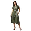Principles Womens/Ladies Contrast Detail Collared Midi Dress