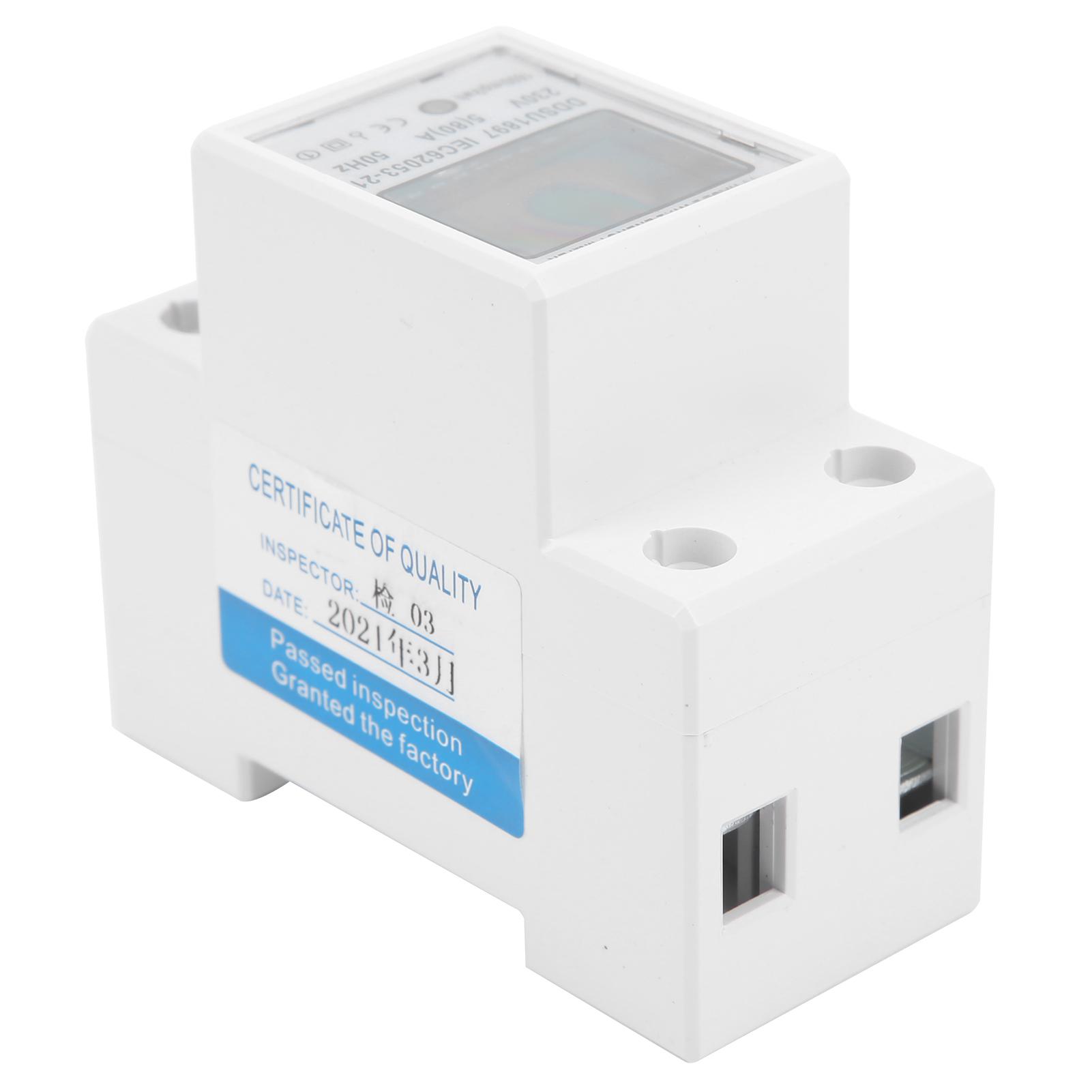 

DDSU1897 1-фазний 2-провідний лічильник електроенергії Інтелектуальний цифровий тестер електричної енергії 230 В