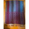Used Merino Wool Large Stole Bordeaux