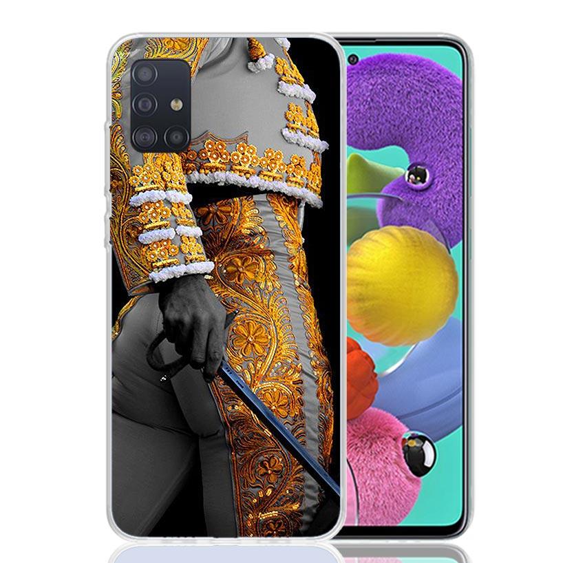 

Bullfight Bull Fighter Matador Phone Case for Samsung Galaxy A52 A51 A50S A12 A22 A32 A72 A10S A30S A31 A71 Note 20 Ultra 10 Plu Samsung A02