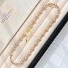 Hochwertige Mokka-braune Shijia-Perle Maillard-Stil Halskette Schlüsselbein-Kette Halskette Pullover-Kette Damen