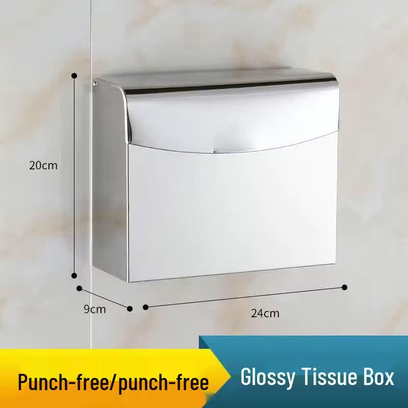 Drui'en Stainless Steel Waterproof Toilet Paper Dispenser