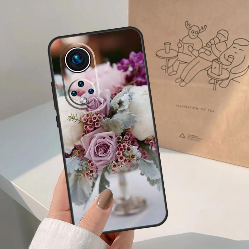 Lavender Peonies Flower For Honor Magic 8 7 6 5 Pro Case For Honor X9d X9c X9b X9a X8c X8b Win 200 400 50 70 90 Lite