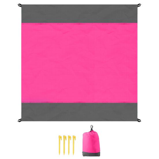 Plážová podložka, přenosná vodotěsná skládací kempingová pikniková podložka, odolná proti opotřebení a vlhkosti, cestovní pikniková podložka