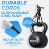 2/4PCS 8mm Elastic Bungee Cords With Carabiner Hooks 45 60 80cm Tie Down Straps For Camping Cargo Rack Luggage