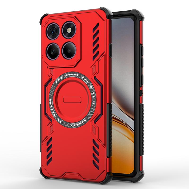 KEYSION Hollow Heat Dissipation Case for Motorola Edge 60 Pro 5G Magnetic Cooling Shockproof Phone Cover for Edge 60 S 60 Fusion