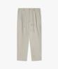 LIBERCLASSY [25Ss] Lls23507 Light Brown Tapered Fit Single-Pleat Cation Polyester String Pants