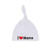 Spring Summer Love Papa Mom Newborn Baby Hat Infant Toddler Cotton Cap Cute Layer Solid Headwear for 0-3 Months Boys Girls