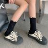 Mesh Breathable Perforated Socks, Anti-pilling Pile Socks, Versatile and Personalized Style, Mid-calf Socks for The School